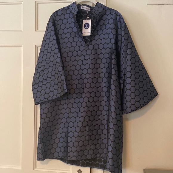 caryn lawn Dresses & Skirts - Caryn lawn navy kimono dress NWT